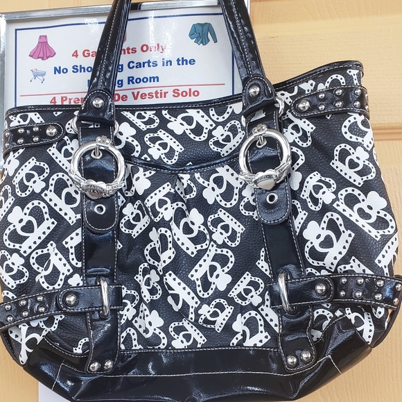 kathy van zeeland black purse